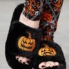 12 O'Clock Slippers -Killstar Store 12 O CLOCK SLIPPERS W B