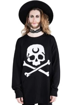 2 The Bone Knit Sweater -Killstar Store 2 THE BONE KNIT SWEATER D