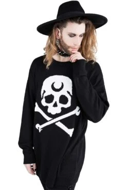 2 The Bone Knit Sweater -Killstar Store 2 THE BONE KNIT SWEATER F
