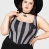 Abhor Corset Top [PLUS] -Killstar Store ABHOR CORSET TOP PLUS W B