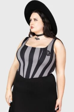 Abhor Corset Top [PLUS] -Killstar Store ABHOR CORSET TOP PLUS W E