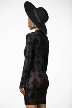 Alter Mesh Bodycon Dress -Killstar Store ALTER MESH BODYCON DRESS W E