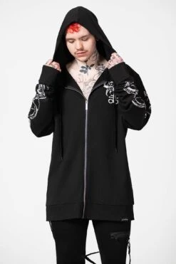 Anders Zip-Up Hoodie 20 Anders Zip-Up Hoodie -Killstar Store ANDERS ZIPUP HOODIE M B