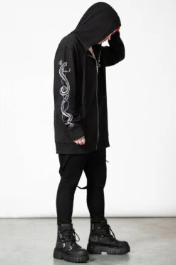 Anders Zip-Up Hoodie 22 Anders Zip-Up Hoodie -Killstar Store ANDERS ZIPUP HOODIE M D