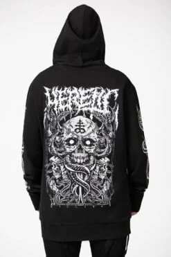 Anders Zip-Up Hoodie 23 Anders Zip-Up Hoodie -Killstar Store ANDERS ZIPUP HOODIE M E
