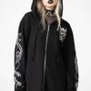 Anders Zip-Up Hoodie -Killstar Store ANDERS ZIPUP HOODIE W B