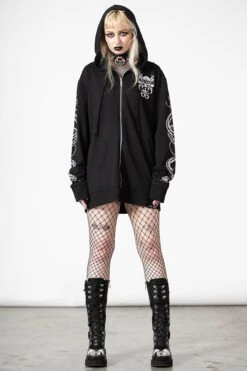 Anders Zip-Up Hoodie 17 Anders Zip-Up Hoodie -Killstar Store ANDERS ZIPUP HOODIE W F