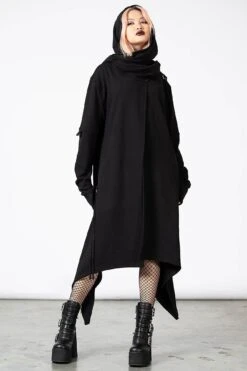 Assassins Hooded Cardigan -Killstar Store ASSASSINS HOODED CARDIGAN W E