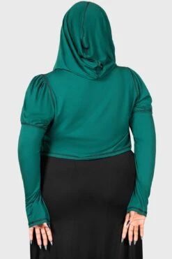 August Hooded Top [PLUS] -Killstar Store AUGUST HOODED TOP PLUS W F