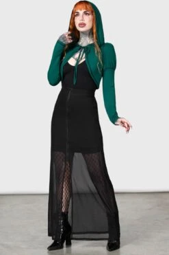 August Hooded Top -Killstar Store AUGUST HOODED TOP W D