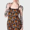 Autumn Slumber Slip Dress -Killstar Store AUTUMN SLUMBER SLIP DRESS W B