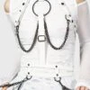 Baphomet Bones Harness -Killstar Store BAPHOMET BONES HARNESS W B