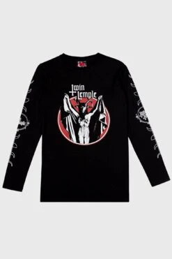 Baphomette Long Sleeve Top 18 Baphomette Long Sleeve Top -Killstar Store BAPHOMETTE LONG SLEEVE TOP PLUS MENS B