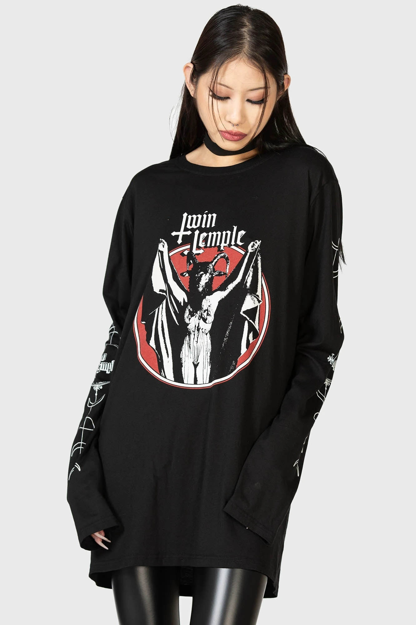 Baphomette Long Sleeve Top 4 Baphomette Long Sleeve Top - Image 2