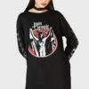 Baphomette Long Sleeve Top -Killstar Store BAPHOMETTE LONG SLEEVE TOP W D 27efd52d e59f 4410 aa15 3bffed0422a8