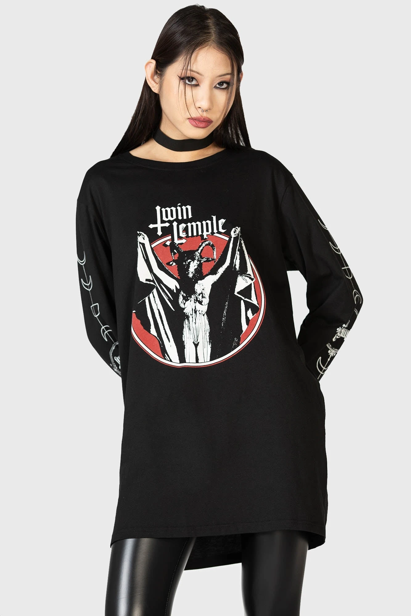 Baphomette Long Sleeve Top 3 Baphomette Long Sleeve Top