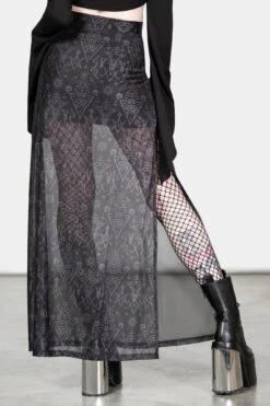 Baphy Maxi Skirt 9 Baphy Maxi Skirt -Killstar Store BAPHY MAXI SKIRT W E