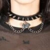 Bat Babe Choker -Killstar Store BAT BABE CHOKER W B