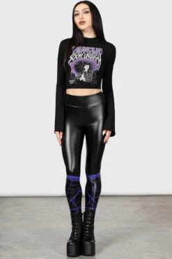 Be Strange Long Sleeve Top 9 Be Strange Long Sleeve Top -Killstar Store BE STRANGE LONG SLEEVE TOP W D
