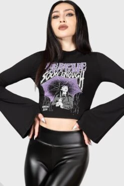 Be Strange Long Sleeve Top 11 Be Strange Long Sleeve Top -Killstar Store BE STRANGE LONG SLEEVE TOP W F
