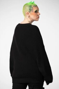 Belinda II Knit Sweater -Killstar Store BELINDA KNIT SWEATER W 5