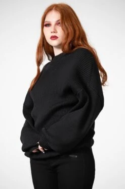 Belinda II Knit Sweater -Killstar Store BELINDA KNIT SWEATER W C 1