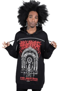 Beloved Hooded Top -Killstar Store BELOVED HOODED TOP MENS B