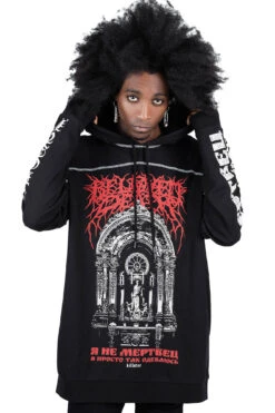 Beloved Hooded Top -Killstar Store BELOVED HOODED TOP MENS D