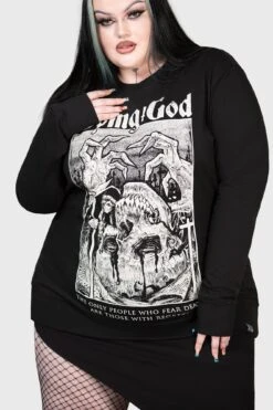 Beyond The Void Sweater [PLUS] -Killstar Store BEYOND THE VOID SWEATER PLUS W D