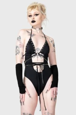 Black Hearted Swimsuit 10 Black Hearted Swimsuit -Killstar Store BLACK HEARTED SWIMSUIT W D