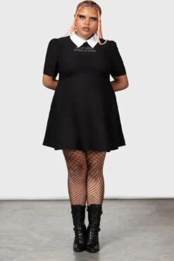 Blackest Heart Skater Dress [PLUS] -Killstar Store BLACKEST HEART SKATER DRESS PLUS W F