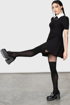 Blackest Heart Skater Dress -Killstar Store BLACKEST HEART SKATER DRESS W D