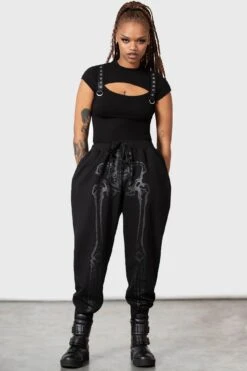 Bone Idle Joggers -Killstar Store BONE IDLE JOGGERS W C