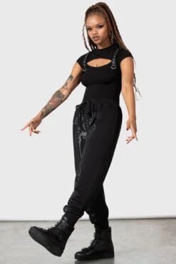 Bone Idle Joggers -Killstar Store BONE IDLE JOGGERS W E