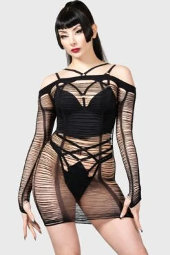 Buried Alive Knit Top -Killstar Store BURIED ALIVE KNIT TOP W D