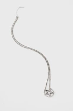 Broken Seal Pentagram Necklace -Killstar Store Broken Seal Pentagram Necklace F