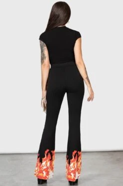 Carrie Bootcut Trousers -Killstar Store CARRIE BOOTCUT TROUSERES W G