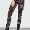 Carrie Leggings -Killstar Store CARRIE LEGGINGS W B