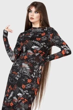 Carrie Maxi Dress 10 Carrie Maxi Dress -Killstar Store CARRIE MAXI DRESS W E