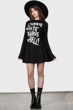 Carrie Skater Dress -Killstar Store CARRIE SKATER DRESS W D