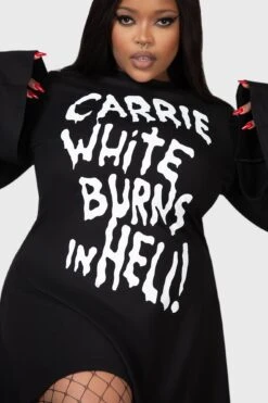 Carrie Skater Dress [PLUS] -Killstar Store CARRIE SKATER DRESS W PLUS C