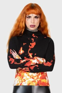 Carrie Long Sleeve Top 12 Carrie Long Sleeve Top -Killstar Store CARRIE TO THE PROM TOP W F