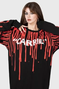 Carrie Sweatshirt -Killstar Store CARRIE WHITE SWEATSHIRT W E