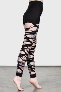Carved Up Slashed Tights -Killstar Store CARVED UP SLASH TIGHTS E