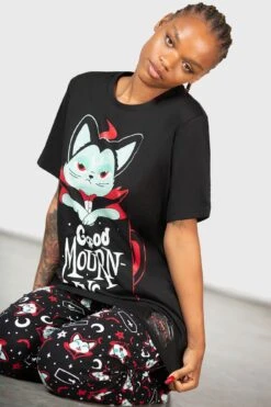 Catnap T-Shirt -Killstar Store CATNAP TSHIRT W D
