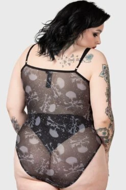Contortion Bodysuit [B] [PLUS] -Killstar Store CONTORTION BODYSUIT PLUS W E