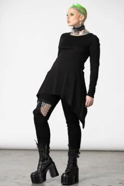 Killstar Store 9 Killstar Store -Killstar Store CORA LONG SLEEVE TOP W 2