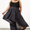 Corene Chiffon Maxi Skirt [PLUS] -Killstar Store CORENE CHIFFON MAXI SKIRT PLUS W B