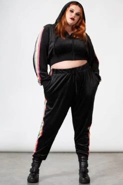 Coven Chill Velour Hoodie [PLUS] -Killstar Store COVEN CHILL VELOUR HOODIE PLUS W E