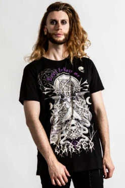 Cursed T-Shirt -Killstar Store CURSED TSHIRT MENS B
